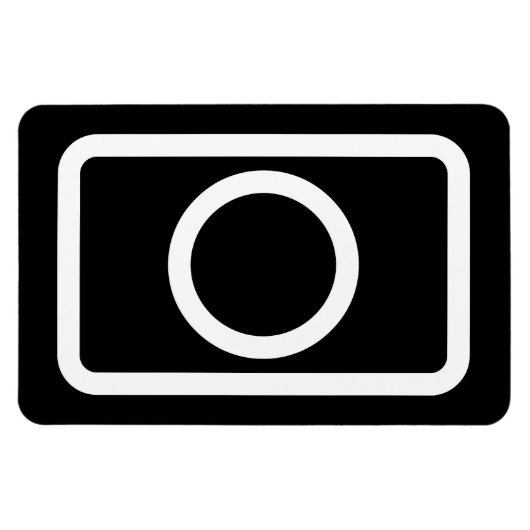 Zener Card | Hollow Circle Magnet (Horizontal)