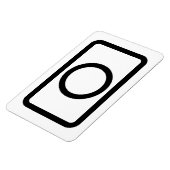 Zener Card | Hollow Circle Magnet (Linke Seite)