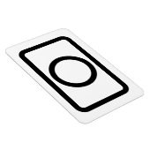 Zener Card | Hollow Circle Magnet (Rechte Seite)