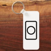 Zener Card | Hollow Circle Schlüsselanhänger (Vorderseite)