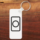 Zener Card | Hollow Circle Schlüsselanhänger (Rückseite)