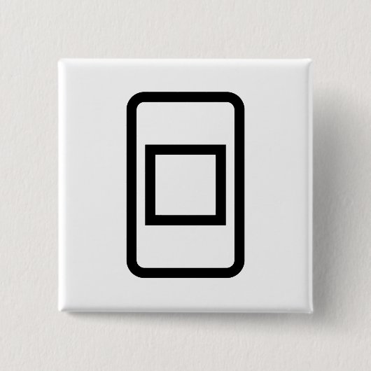 Zener Card | Hollow Square Button (Vorderseite)