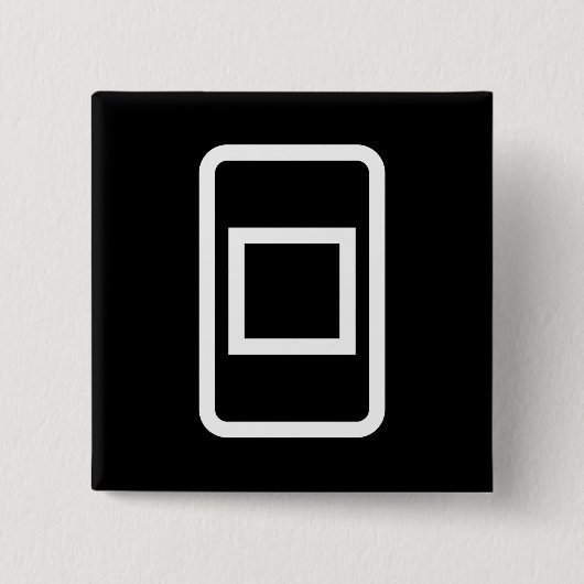 Zener Card | Hollow Square Button (Vorderseite)