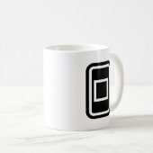 Zener Card | Hollow Square Kaffeetasse (VorderseiteRechts)