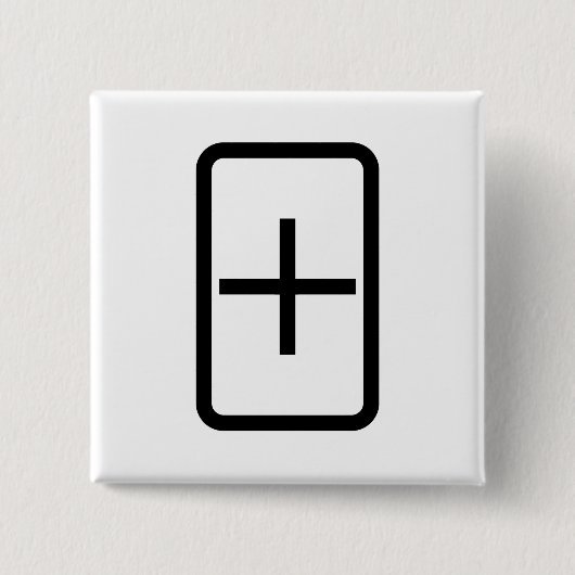 Zener Card | Pluszeichen Button (Vorderseite)