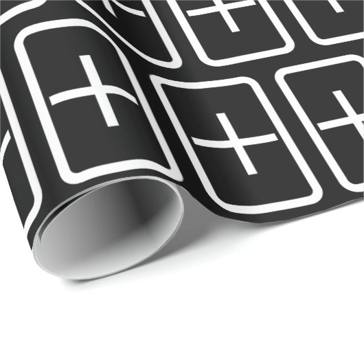 Zener Card | Pluszeichen Geschenkpapier (Rolleneckpunkt)