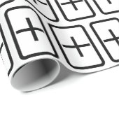 Zener Card | Pluszeichen Geschenkpapier (Rolleneckpunkt)