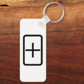 Zener Card | Pluszeichen Schlüsselanhänger (Rückseite)