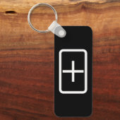 Zener Card | Pluszeichen Schlüsselanhänger (Vorderseite)