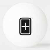 Zener Card | Pluszeichen Tischtennisball (Vorderseite)