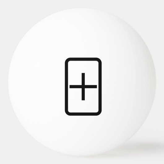 Zener Card | Pluszeichen Tischtennisball (Vorderseite)