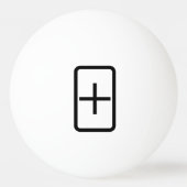 Zener Card | Pluszeichen Tischtennisball (Rückseite)