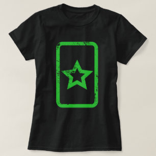 Zener Karte Hohl 5-zackiger Stern {Vintage} T-Shirt