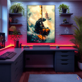 Zenfire Mönch - Der Pfad der ewigen Flammen Poster