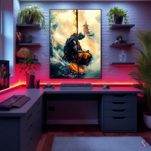 Zenfire Mönch - Der Pfad der ewigen Flammen Poster