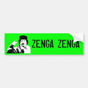 Zenga Zenga! (technische Ausgabe) Autoaufkleber