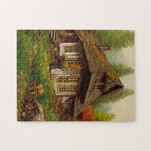 ZENGLISCHE HÜTTE JIGSAW PUZZLE (Horizontal)