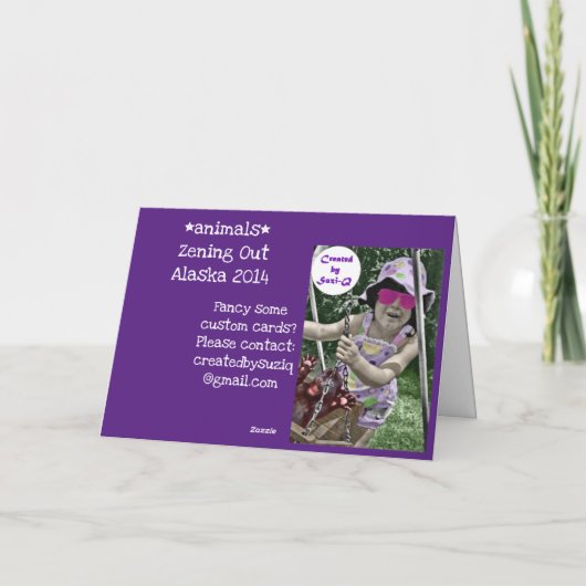 Zening Out Karte (Rückseite)