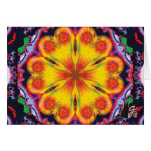 Zenit-Kaleidoskop-Gruß-Karte