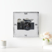 Zenith E Quadratische Wanduhr (Zuhause)