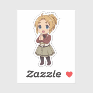 Zenith Greyrat Chibi Mütterliche Magierin Aufkleber