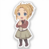 Zenith Greyrat Chibi Mütterliche Magierin Aufkleber (Vorderseite)