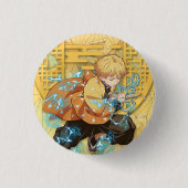 Zenitsu Agatsuma Button (Vorderseite)