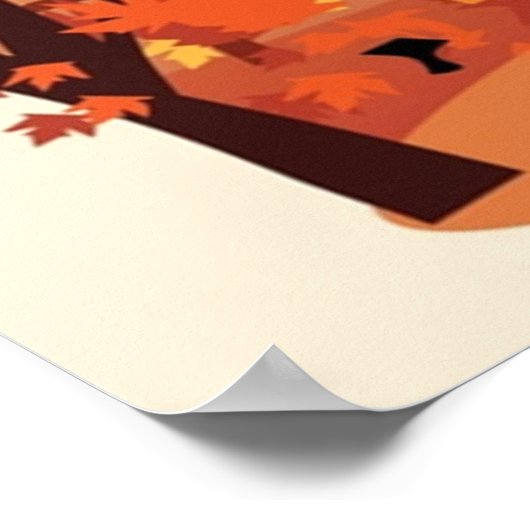 Zenitsu Minimalistisch Poster (Ecke)