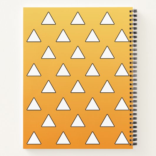 Zenitsu-Notebook Notizblock (Rückseite)