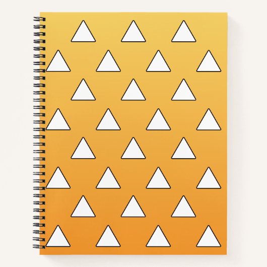 Zenitsu-Notebook Notizblock (Vorderseite)