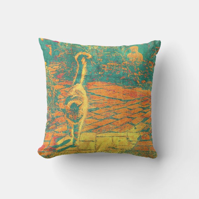 Zenkatze Kissen (Vorderseite)