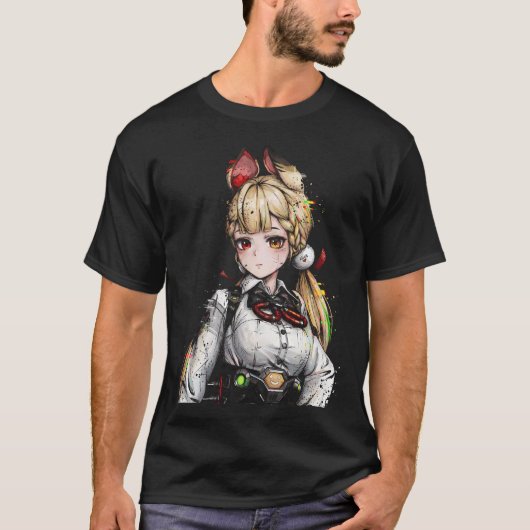 Zenless Zone Zero Alice Thymefield Ether Wissensch T-Shirt (Vorderseite)