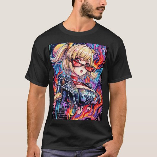 Zenless Zone Zero Burnice White Fire Anomaly Barke T-Shirt (Vorderseite)