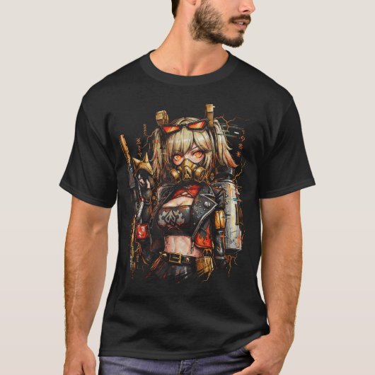 Zenless Zone Zero Burnice White Fire Anomaly Barke T-Shirt (Vorderseite)