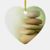 Zenmeditation schaukelt Verzierung Keramik Ornament (Vorne)