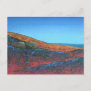 Zennor Moor in Dusk, Cornwall Postkarte