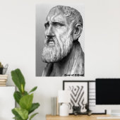 Zeno Citium / Griechischer Philosoph / Poster (Heimbüro)