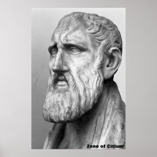 Zeno Citium / Griechischer Philosoph / Poster (Vorne)