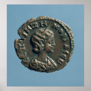 Zenobia-Tetrachm, Königin von Palmyra Poster