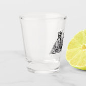 Zenobius von Florenz Schnapsglas (Links)