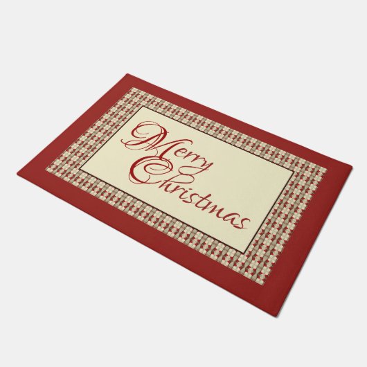 Zenon-Weihnachten Fußmatte (Schrägansicht)