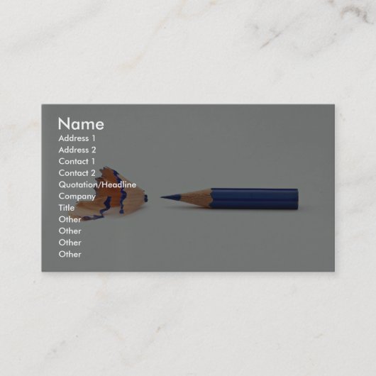 Zensieren Sie Visitenkarte (Vorderseite)