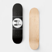 Zensierte Skateboard (Vorderseite)