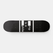 Zensierte Skateboard (Horizontal)