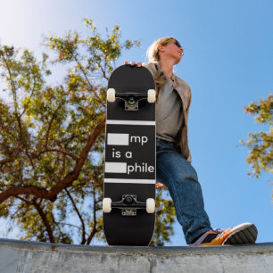 Zensierte Skateboard