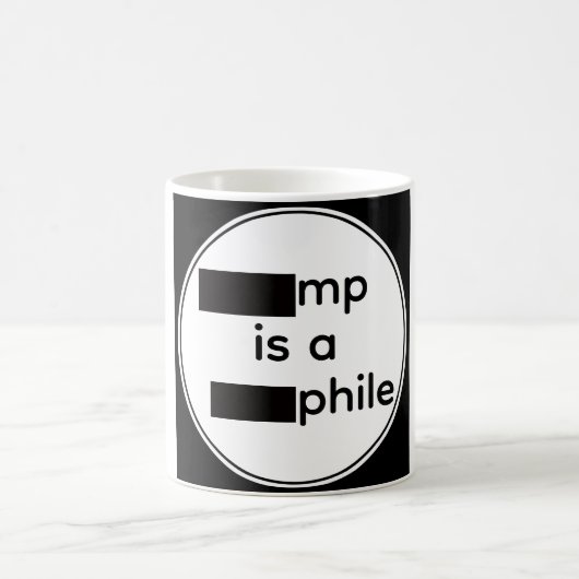 Zensierter Kaffeebecher Kaffeetasse (Mittel)