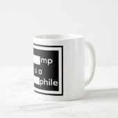 Zensierter Kaffeebecher Kaffeetasse (VorderseiteRechts)