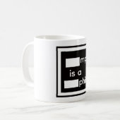 Zensierter Kaffeebecher Kaffeetasse (Vorderseite Links)