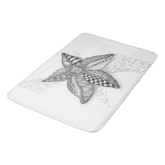 ZenStarfish Badematte (Schrägansicht)