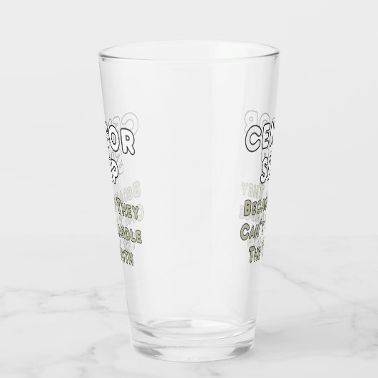 Zensur Glas (Rechts)